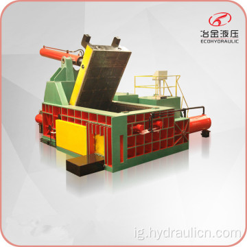 Hydraulic igwe anaghị agba nchara Chippings Waste Metal Compressor